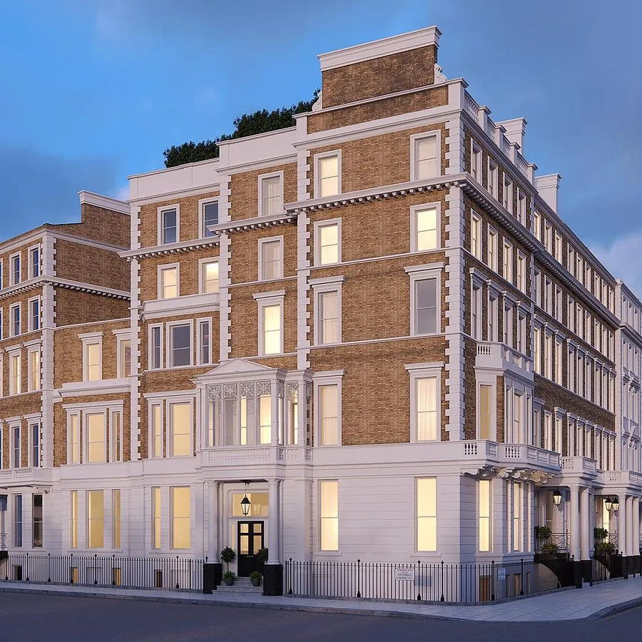 Regency mansion block, South Kensington