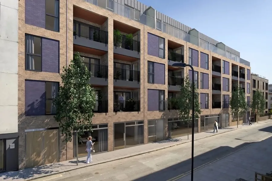 Residential and commercial scheme, East London