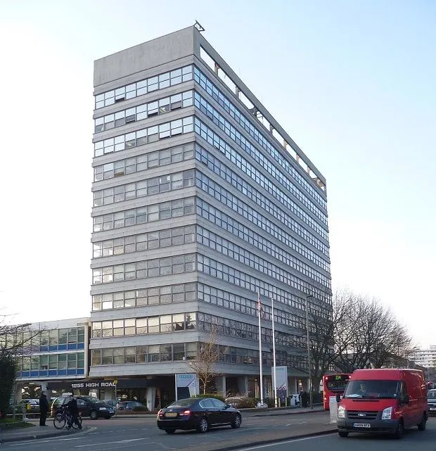 The office building before conversion